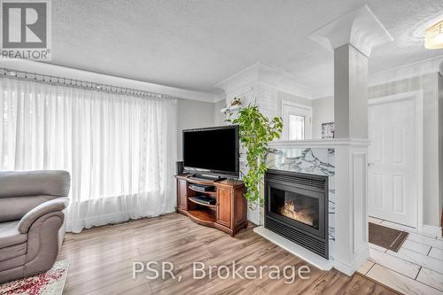 154 Gainsborough Road, Hamilton (Riverdale), ON - Indoor Photo Showing Living Room With Fireplace