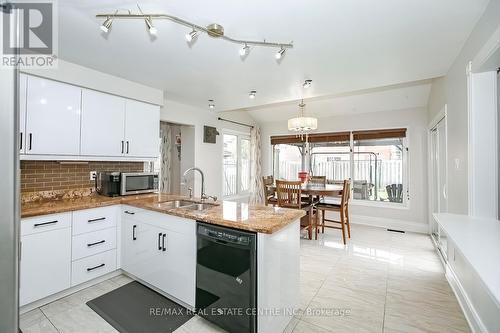 59 Parkside Drive E, Brampton, ON - Indoor Photo Showing Kitchen With Double Sink