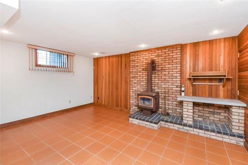 Virtually Staged - 22 Glen Park Court, Hamilton, ON - Indoor Photo Showing Other Room With Fireplace