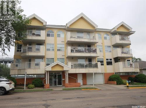 304 1152 103Rd Street, North Battleford, SK - Outdoor With Balcony With Facade