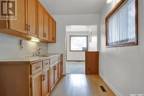 350 Robinson Street, Regina, SK - Indoor Photo Showing Kitchen With Double Sink