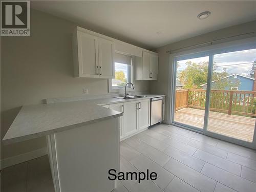 308 Highlandview, Moncton, NB - Indoor Photo Showing Kitchen With Double Sink