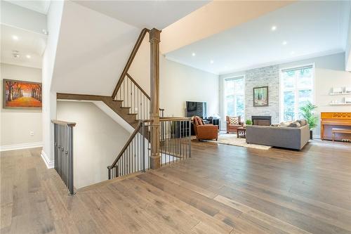 374 Woodworth Drive W, Ancaster, ON - Indoor Photo Showing Other Room With Fireplace