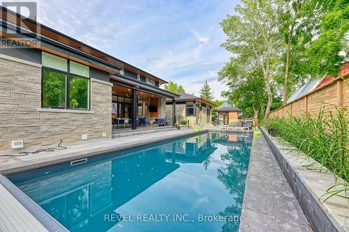 11 Woodbourne Court, Niagara-On-The-Lake, ON - Outdoor With In Ground Pool