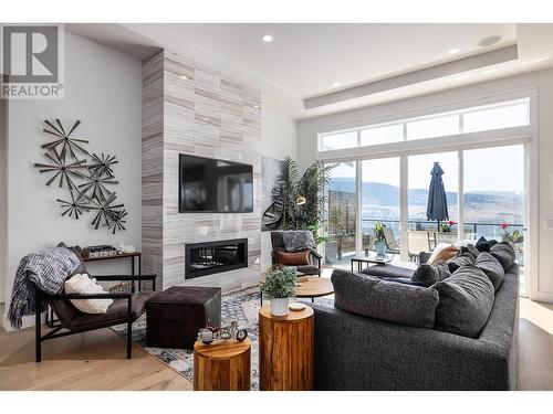 13391 Apex Lane, Lake Country, BC - Indoor Photo Showing Living Room With Fireplace