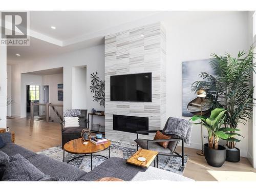 13391 Apex Lane, Lake Country, BC - Indoor Photo Showing Living Room With Fireplace