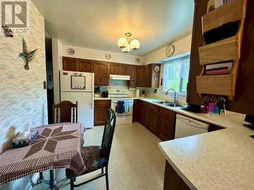 14446 2 Highway, Dawson Creek, BC - Indoor Photo Showing Kitchen With Double Sink