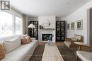 85 Miller Drive, Hamilton, ON  - Indoor Photo Showing Living Room With Fireplace 