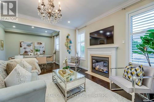 2476 North Ridge Trail, Oakville (Iroquois Ridge North), ON - Indoor Photo Showing Living Room With Fireplace