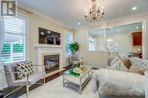 2476 North Ridge Trail, Oakville (Iroquois Ridge North), ON - Indoor Photo Showing Living Room With Fireplace