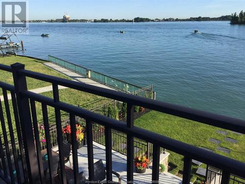 8748 Riverside Drive East, Windsor, ON - Outdoor With Body Of Water With Balcony With View