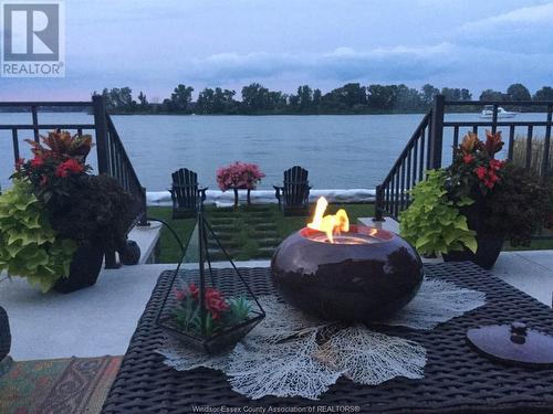 8748 Riverside Drive East, Windsor, ON - Outdoor With Body Of Water With Deck Patio Veranda With View