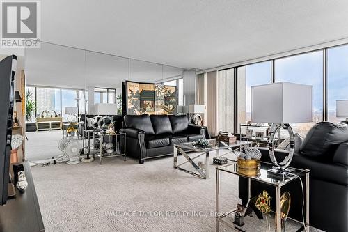 1612 - 2045 Lake Shore Boulevard W, Toronto (Mimico), ON - Indoor Photo Showing Living Room