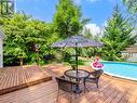 1585 Trotwood Avenue, Mississauga (Mineola), ON  - Outdoor With Above Ground Pool With Deck Patio Veranda With Backyard 