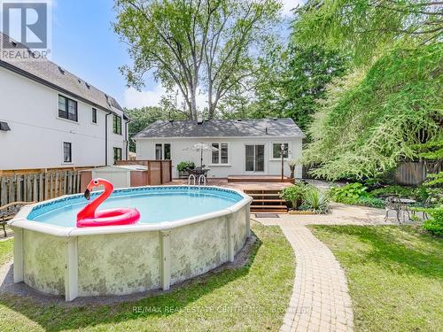 1585 Trotwood Avenue, Mississauga (Mineola), ON - Outdoor With Above Ground Pool With Backyard With Exterior