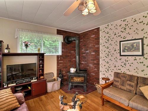 Living room - 495 Rg Ste-Madeleine, La Malbaie, QC - Indoor Photo Showing Living Room With Fireplace