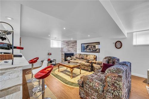 154 Gainsborough Road, Hamilton, ON - Indoor With Fireplace