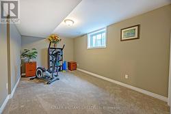 Basement bedroom, currently used as a gym - 