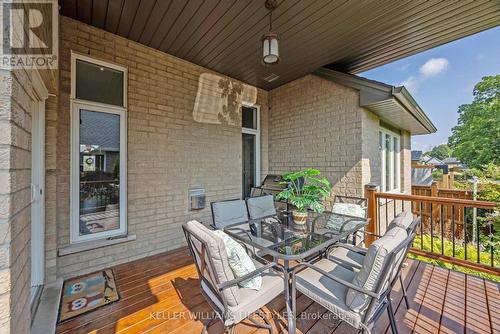 Covered portion of the back deck - 190 Emery Street, Central Elgin (Port Stanley), ON - Outdoor With Deck Patio Veranda With Exterior