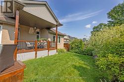 View of landscaped gardens and deck - 