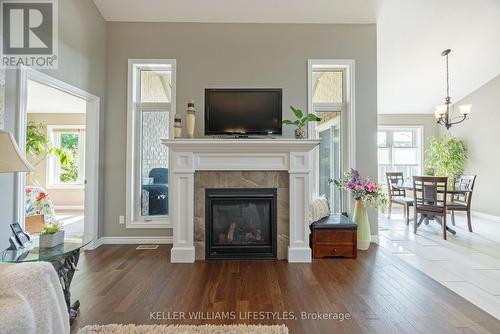 Fireplace - 190 Emery Street, Central Elgin (Port Stanley), ON - Indoor Photo Showing Living Room With Fireplace