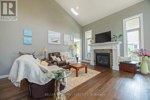 Living room - 190 Emery Street, Central Elgin (Port Stanley), ON - Indoor Photo Showing Living Room With Fireplace