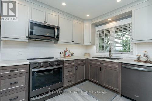 199 Centennial Avenue, St. Thomas, ON - Indoor Photo Showing Kitchen With Double Sink With Upgraded Kitchen