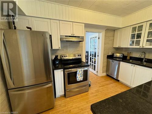 491 Mcconnell Street, Mattawa, ON - Indoor Photo Showing Kitchen With Double Sink