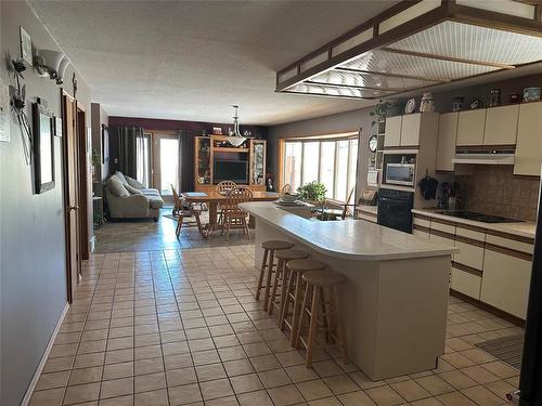 80045 36N Road, Glenboro, MB - Indoor Photo Showing Kitchen With Double Sink