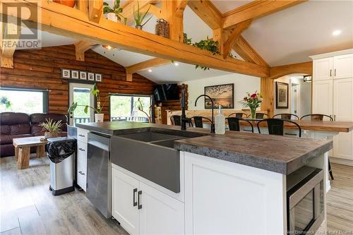 86 Old Reach Road, Kingston, NB - Indoor Photo Showing Kitchen With Double Sink