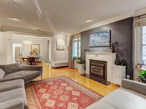 Autre - 2-1009 Boul. Laird, Mont-Royal, QC - Indoor Photo Showing Living Room With Fireplace