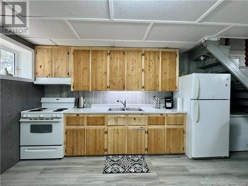 4 & 6 Fournier Row, Rivière-Verte, NB - Indoor Photo Showing Kitchen With Double Sink