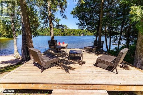 684A South Shore Road, South River, ON - Outdoor With Body Of Water With Deck Patio Veranda With View