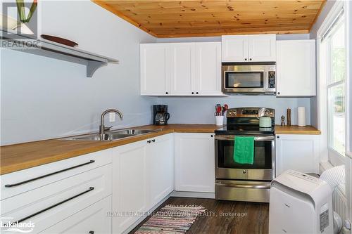 684A South Shore Road, South River, ON - Indoor Photo Showing Kitchen With Double Sink