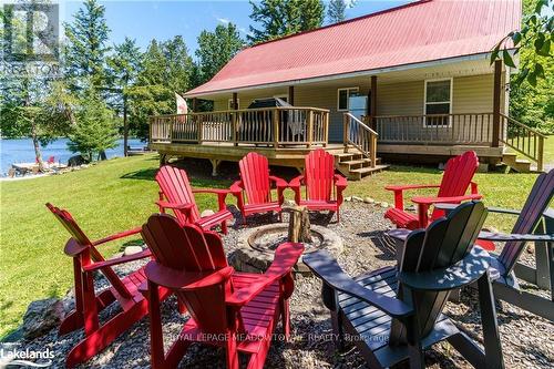 684A South Shore Road, South River, ON - Outdoor With Deck Patio Veranda With Exterior