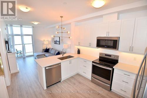 633 - 101 Shoreview Place, Hamilton (Stoney Creek), ON - Indoor Photo Showing Kitchen With Stainless Steel Kitchen With Upgraded Kitchen