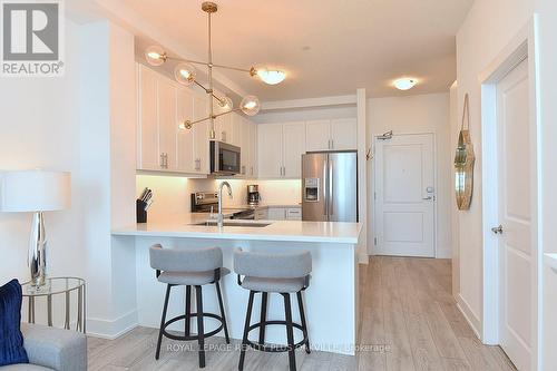 633 - 101 Shoreview Place, Hamilton (Stoney Creek), ON - Indoor Photo Showing Kitchen With Stainless Steel Kitchen With Upgraded Kitchen