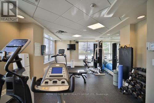 509 - 2 Aberfoyle Crescent, Toronto (Islington-City Centre West), ON - Indoor Photo Showing Gym Room