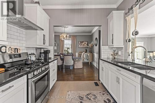 464 Scott Street, St. Catharines, ON - Indoor Photo Showing Kitchen With Double Sink With Upgraded Kitchen