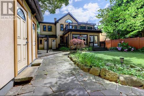 100 Old Mill Road, Toronto (Kingsway South), ON - Outdoor With Deck Patio Veranda With Facade