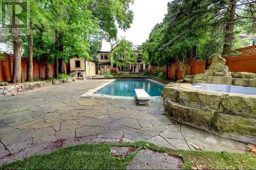 100 Old Mill Road, Toronto (Kingsway South), ON - Outdoor With In Ground Pool With Backyard