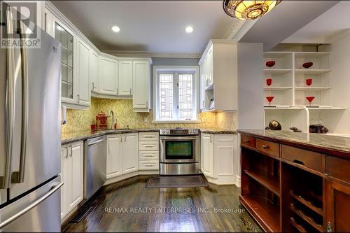 100 Old Mill Road, Toronto (Kingsway South), ON - Indoor Photo Showing Kitchen With Upgraded Kitchen