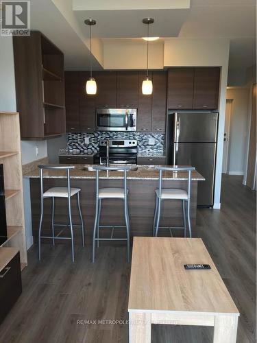 1801 - 318 Spruce Street, Waterloo, ON - Indoor Photo Showing Kitchen With Upgraded Kitchen