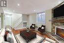 Lower - 588 Peach Blossom Court, Kitchener, ON  - Indoor Photo Showing Living Room With Fireplace 