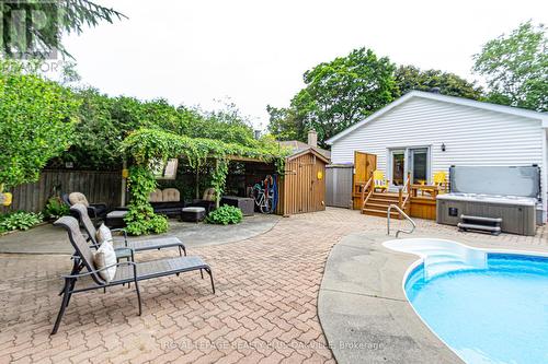 237 Tuck Drive, Burlington (Shoreacres), ON - Outdoor With In Ground Pool With Deck Patio Veranda