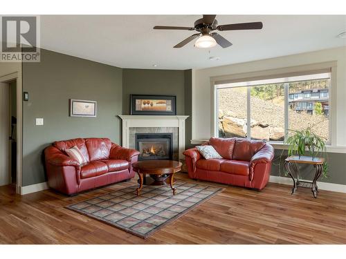 2390 Tallus Ridge Drive, West Kelowna, BC - Indoor Photo Showing Living Room With Fireplace