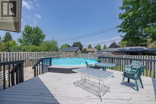 95 Rosslinn Road, Cambridge, ON - Outdoor With Above Ground Pool With Deck Patio Veranda With Exterior