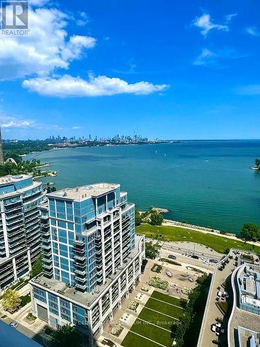 2407 - 16 Brookers Lane, Toronto (Mimico), ON - Outdoor With Body Of Water With View