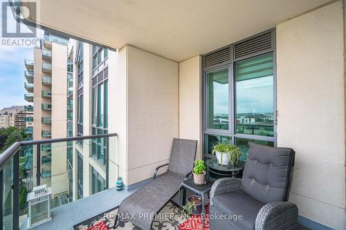 607 - 55 Yorkland Boulevard, Brampton, ON - Outdoor With Balcony With Exterior