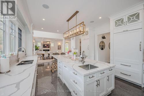 1257 Lakeshore Road W, Oakville (Bronte East), ON - Indoor Photo Showing Kitchen With Double Sink